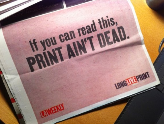 Local Newspaper readers actively looking for advertising
