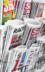 editorials in stacks to detail the benefits of print advertising for targeting niche audiences