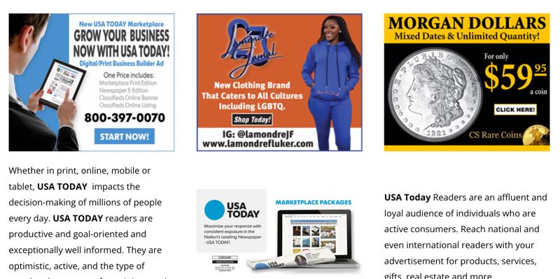 USA TODAY Banners